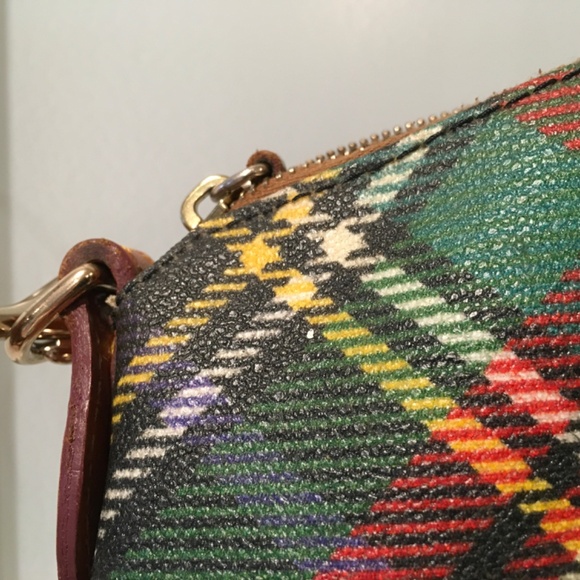 Dooney & Bourke Tartan Plaid Domed Satchel - Picture 9 of 16